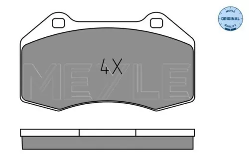 MEYLE MEYLE 025 241 6215 Meyle Front Brake Pads Set For Renault Clio Megane 