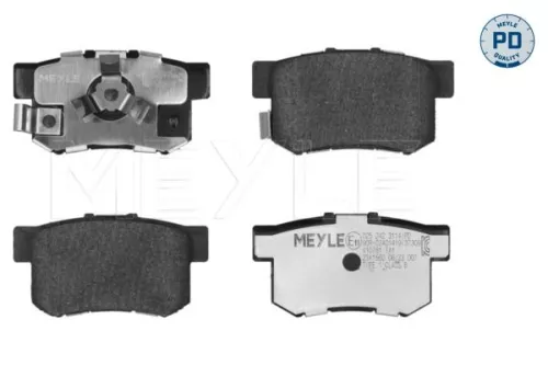 Meyle Pd Rear Brake Pads Set For Honda Accord Civic Cr-v Fr-v Shuttle