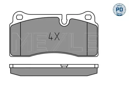 MEYLE MEYLE 025 242 6118/PD Meyle Pd Rear Brake Pads Set For Audi R8 