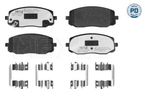 Meyle Pd Front Brake Pads Set For Hyundai Kia I10 I20 Picanto