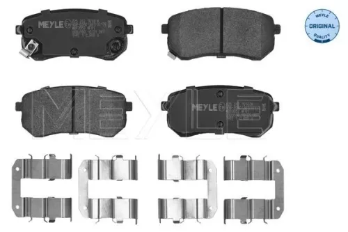 Meyle Rear Brake Pads Set For Hyundai Kia I10 Picanto