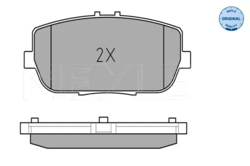 MEYLE MEYLE 025 242 9813/W Meyle Rear Brake Pads Set For Mazda Mx-5 