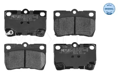 Meyle Rear Brake Pads Set For Lexus Gs Is Is C