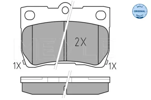 MEYLE MEYLE 025 243 2315/W Meyle Rear Brake Pads Set For Lexus Gs Is Is C 