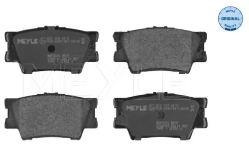 Meyle Rear Brake Pads Set For Lexus Toyota Camry Es Rav 4