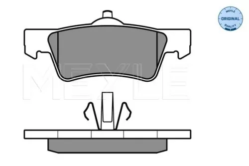 MEYLE MEYLE 025 243 6719/W Meyle Rear Brake Pads Set For Vw Multivan Transporter 