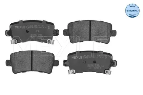 Meyle Rear Brake Pads Set For Opel Saab Vauxhall 9-5 Insignia