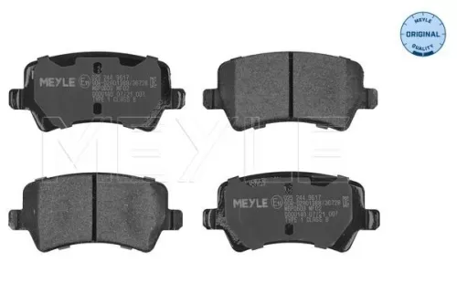 Meyle Rear Brake Pads Set For Ford Volvo Galaxy S-max S60 S80 V60 V70 Xc70