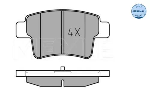 MEYLE MEYLE 025 245 4016 Meyle Rear Brake Pads Set For Citroën C4 Grand Picasso C4 Picasso 