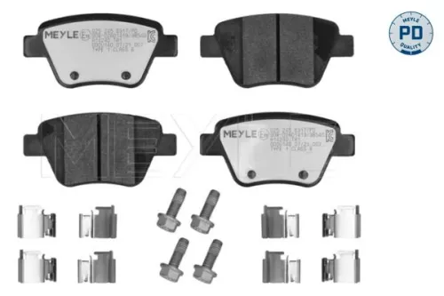 Meyle Pd Rear Brake Pads Set For Audi Seat Skoda Vw A1 A3 Altea Altea Xl Beetle 