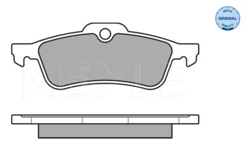 MEYLE MEYLE 025 245 7415/W Meyle Rear Brake Pads Set For Daihatsu Honda Toyota Charade Civic Yaris 