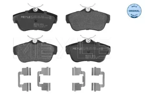 Meyle Rear Brake Pads Set For Citroën Fiat Peugeot Toyota Expert Expert Tepee Ju