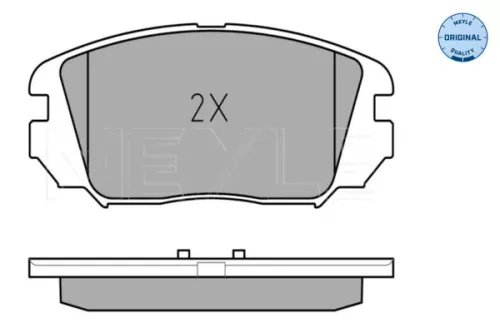 MEYLE MEYLE 025 246 1817/W Meyle Front Brake Pads Set For Hyundai Grandeur Sonata Tucson 