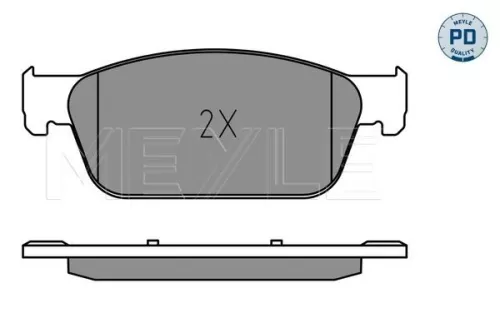 MEYLE MEYLE 025 246 2318/PD Meyle Pd Front Brake Pads Set For Vw California Multivan Transporter Transporter 