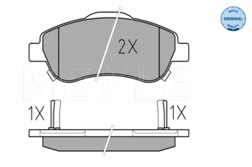 MEYLE MEYLE 025 246 3819/W Meyle Front Brake Pads Set For Honda Cr-v 