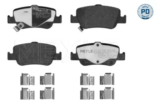 Meyle Pd Rear Brake Pads Set For Toyota Auris Auris Van Corolla