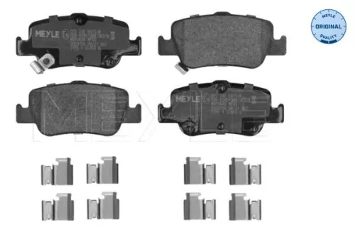Meyle Rear Brake Pads Set For Toyota Auris Auris Van Corolla