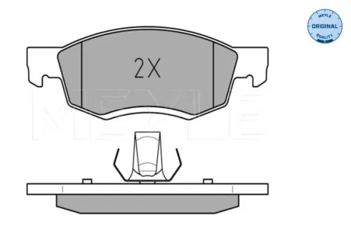 MEYLE MEYLE 025 246 7318 Meyle Front Brake Pads Set For Dacia Renault Logan Logan Express Logan Mcv 