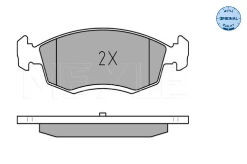 MEYLE MEYLE 025 246 7318 Meyle Front Brake Pads Set For Dacia Renault Logan Logan Express Logan Mcv 