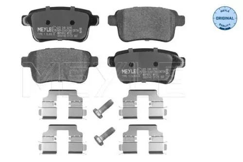 Meyle Rear Brake Pads Set For Mercedes Renault Citan Kangoo Kangoo / Grand Kango