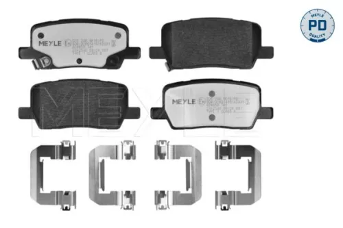 Meyle Pd Rear Brake Pads Set For Tesla Model S Model X