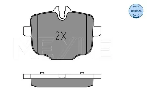 MEYLE MEYLE 025 247 0318 Meyle Rear Brake Pads Set For Bmw 3 4 5 6 7 8 Ix X3 X4 X5 X6 X7 