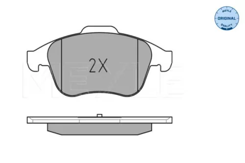 MEYLE MEYLE 025 247 0917 Meyle Front Brake Pads Set For Renault Laguna Latitude 
