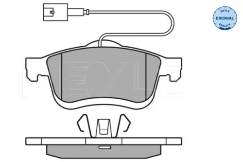 MEYLE MEYLE 025 247 2720/W Meyle Front Brake Pads Set For Fiat Lancia Opel Vauxhall Combo Delta Doblo 