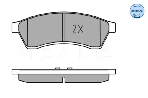 MEYLE MEYLE 025 247 4414/W Meyle Rear Brake Pads Set For Chevrolet Epica 