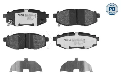 Meyle Pd Rear Brake Pads Set For Subaru Toyota Brz Forester Gt 86 Legacy Outback
