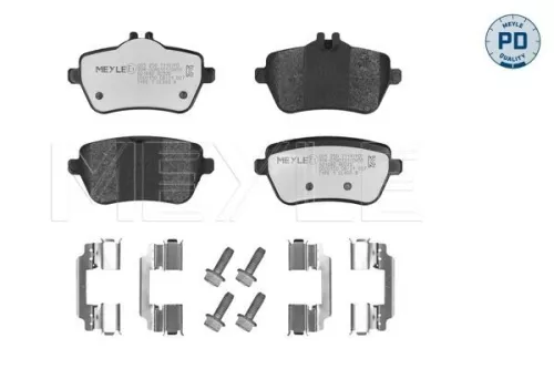 Meyle Pd Rear Brake Pads Set For Mercedes S-class Sl