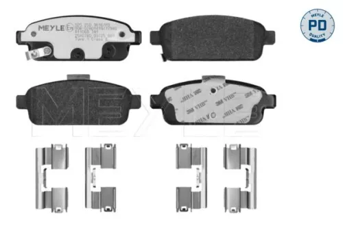 Meyle Pd Rear Brake Pads Set For Chevrolet Opel Vauxhall Ampera Astra Astra J As