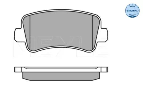 MEYLE MEYLE 025 251 1218/W Meyle Rear Brake Pads Set For Nissan Opel Renault Vauxhall Master Movano Nv400 