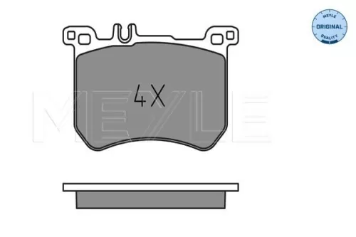 MEYLE MEYLE 025 251 8317 Meyle Front Brake Pads Set For Mercedes S-class Sl 