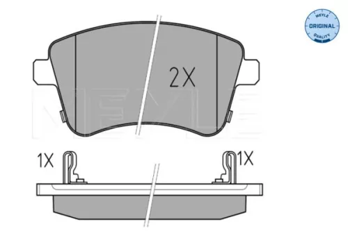 MEYLE MEYLE 025 251 8419/W Meyle Front Brake Pads Set For Kia Venga 