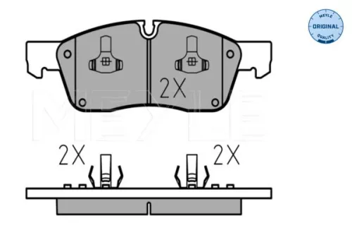 MEYLE MEYLE 025 251 9021 Meyle Front Brake Pads Set For Jeep Grand Cherokee 