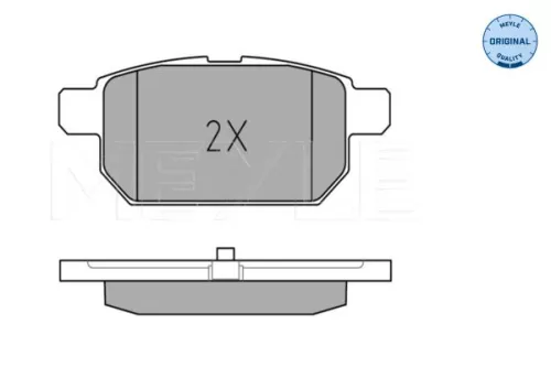 MEYLE MEYLE 025 252 5814/W Meyle Rear Brake Pads Set For Suzuki Baleno S-cross Swift Sx4 S-cross Vitara 
