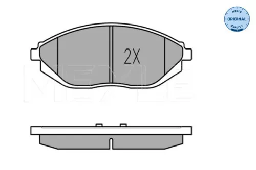 MEYLE MEYLE 025 252 6817/W Meyle Front Brake Pads Set For Chevrolet Spark 