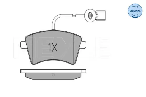MEYLE MEYLE 025 252 9118 Meyle Front Brake Pads Set For Renault Kangoo Kangoo / Grand Kangoo Kangoo Be Bo 