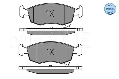 MEYLE MEYLE 025 253 2317 Meyle Front Brake Pads Set For Chrysler Fiat Lancia 500 500 C Panda Panda Van Yp 