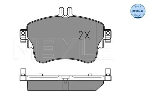 MEYLE MEYLE 025 253 2619 Meyle Front Brake Pads Set For Mercedes A-class B-class 