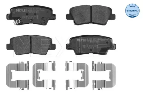 Meyle Rear Brake Pads Set For Hyundai Kia Ssangyong Accent Bayon Carens Cee'd Ce