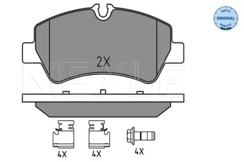 MEYLE MEYLE 025 256 0418 Meyle Rear Brake Pads Set For Ford Tourneo Custom Transit Transit Custom 