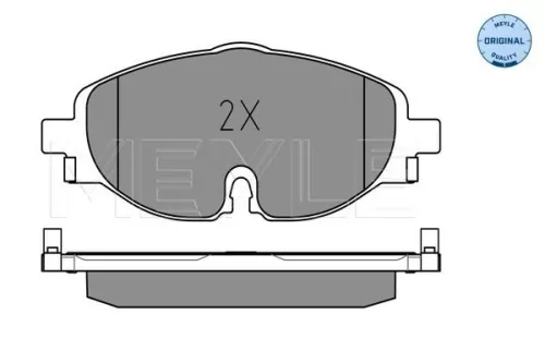 MEYLE MEYLE 025 256 8320 Meyle Front Brake Pads Set For Audi Cupra Seat Skoda Vw A1 A1 City Carver A3 Art 