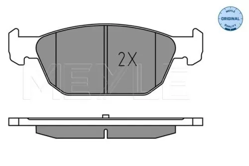 MEYLE MEYLE 025 258 0417 Meyle Front Brake Pads Set For Honda Civic 