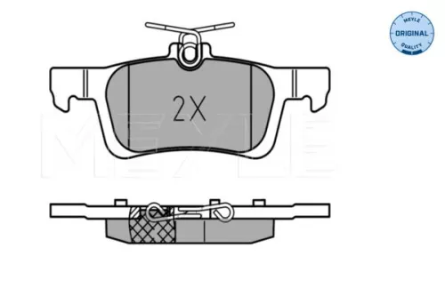 MEYLE MEYLE 025 258 4116 Meyle Rear Brake Pads Set For Peugeot 308 308 Sw 