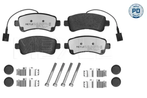 Meyle Pd Rear Brake Pads Set For Citroën Fiat Peugeot Boxer Ducato Jumper