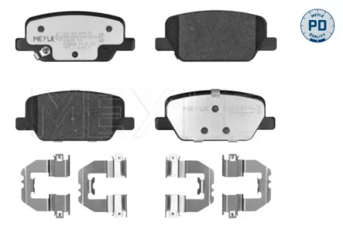 Meyle Pd Rear Brake Pads Set For Hyundai Santa Fe