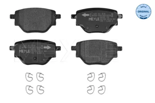 Meyle Rear Brake Pads Set For Citroën Fiat Jeep Opel Peugeot Vauxhall 2008 208 6