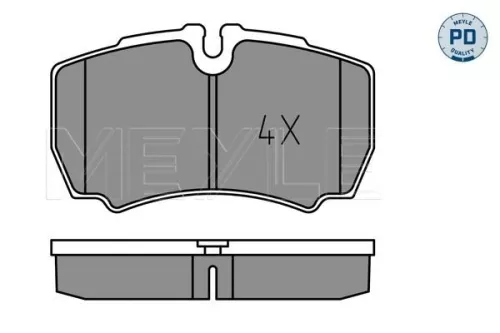 MEYLE MEYLE 025 291 2320/PD Meyle Pd Rear Brake Pads Set For Ford Transit 